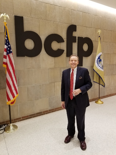 Brent Neiser at CFPB office